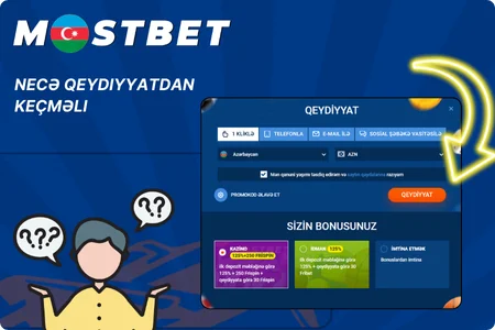 Mostbet Aviator platformasında necə qeydiyyatdan keçmək olar